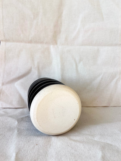 Black Wavy Vase