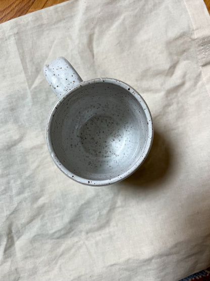 Speckled White Mug