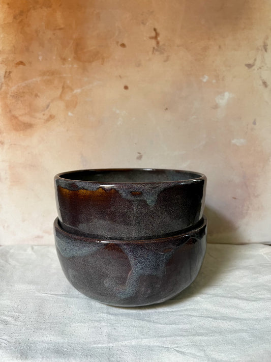 Set of Two (2) Bowls in Midnight