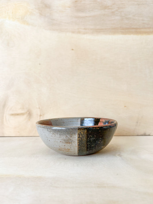 Small Bowl in Split Tenmoku/Shino