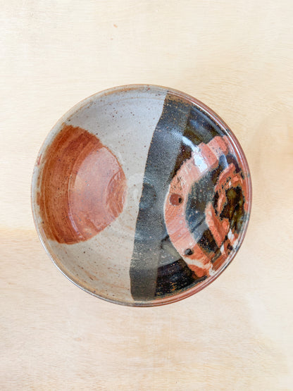 Small Bowl in Split Tenmoku/Shino