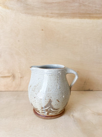 Small Tree Pitcher in White