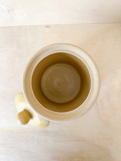 Small Butter Yellow Jar