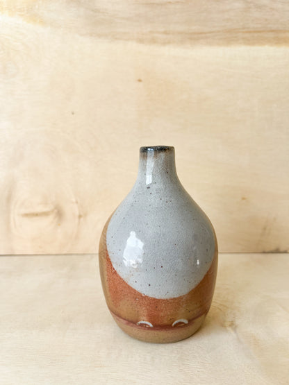 Small Vase in Split Sunset Shino