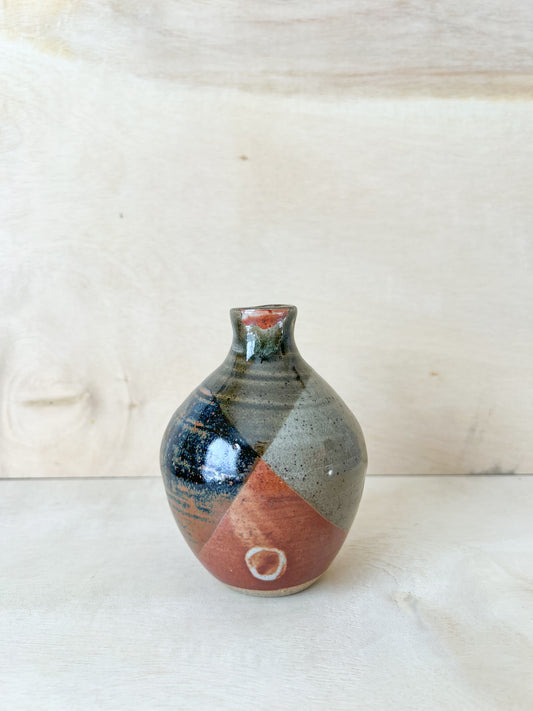 Small Split Multicolored Vase