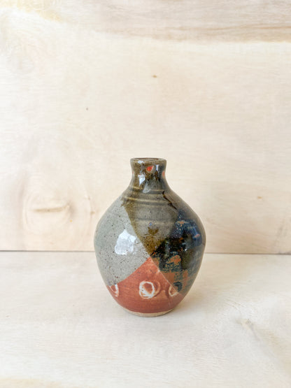 Small Split Multicolored Vase
