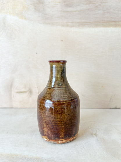 Small Vase in Greenish Brown
