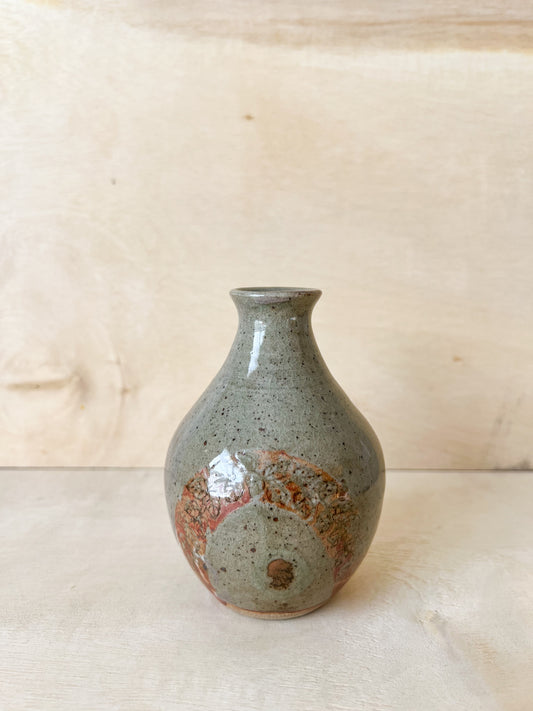 Small Green Vase with Arch