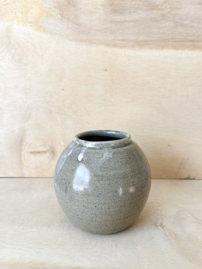 Soft Green/Grey Moon Jar