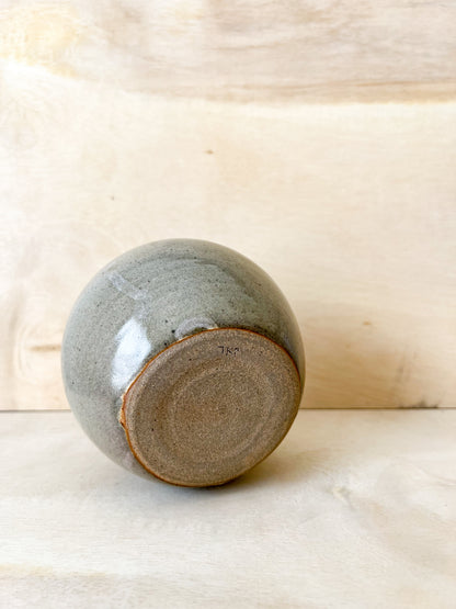 Soft Green/Grey Moon Jar