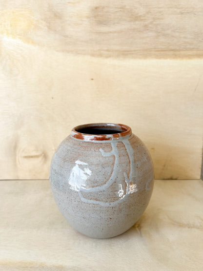 Sunset Shino Moon Jar