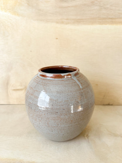 Sunset Shino Moon Jar