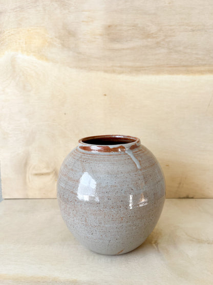 Sunset Shino Moon Jar