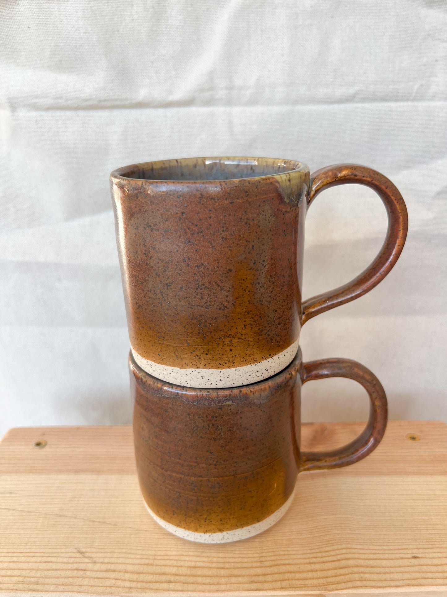 Brown and Blue Mug #1