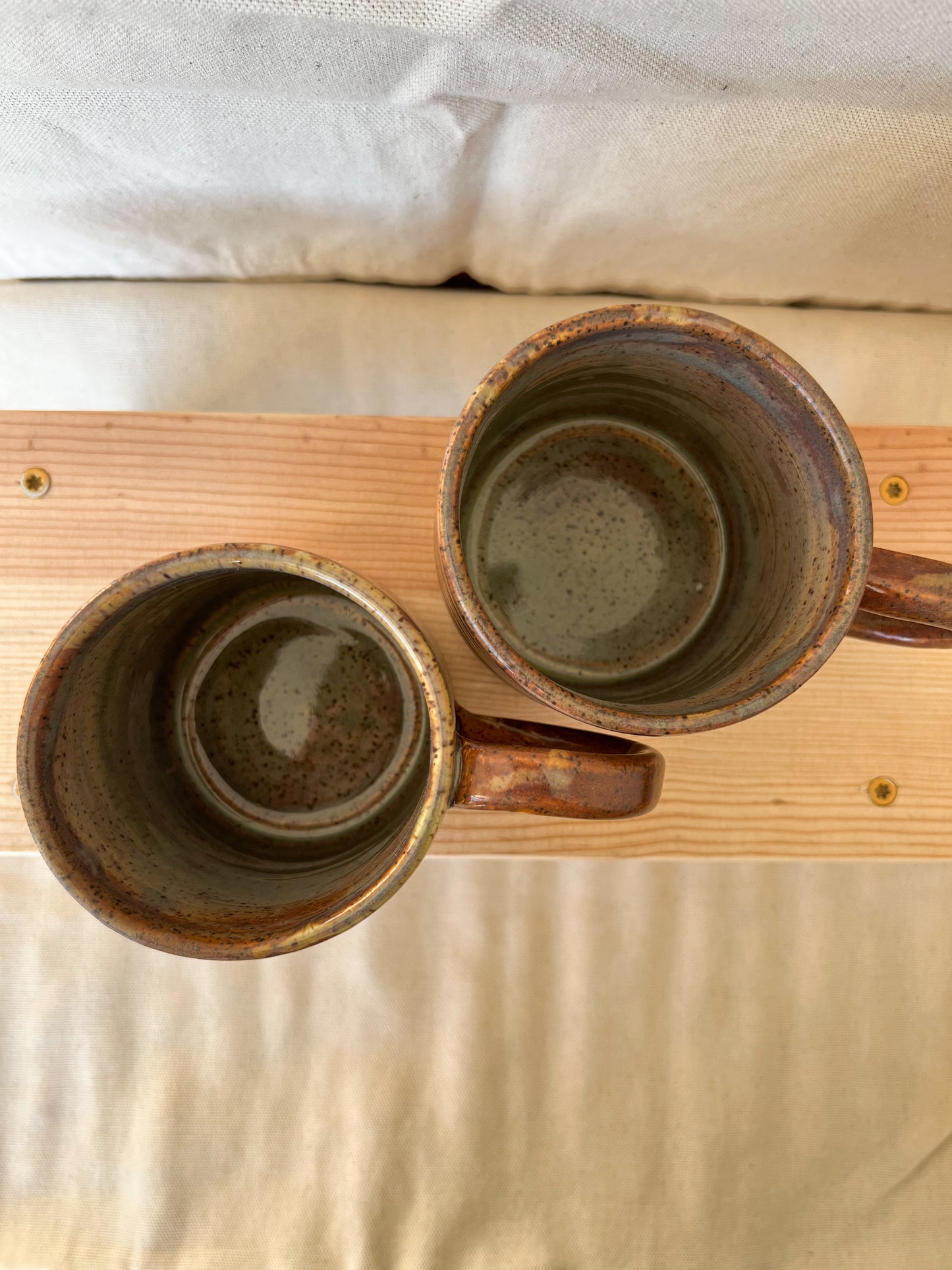 Brown and Blue Mug #1