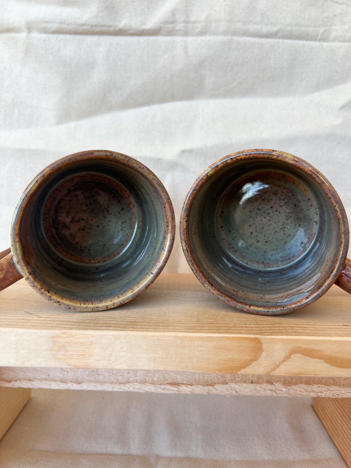 Brown and Blue Mug #1