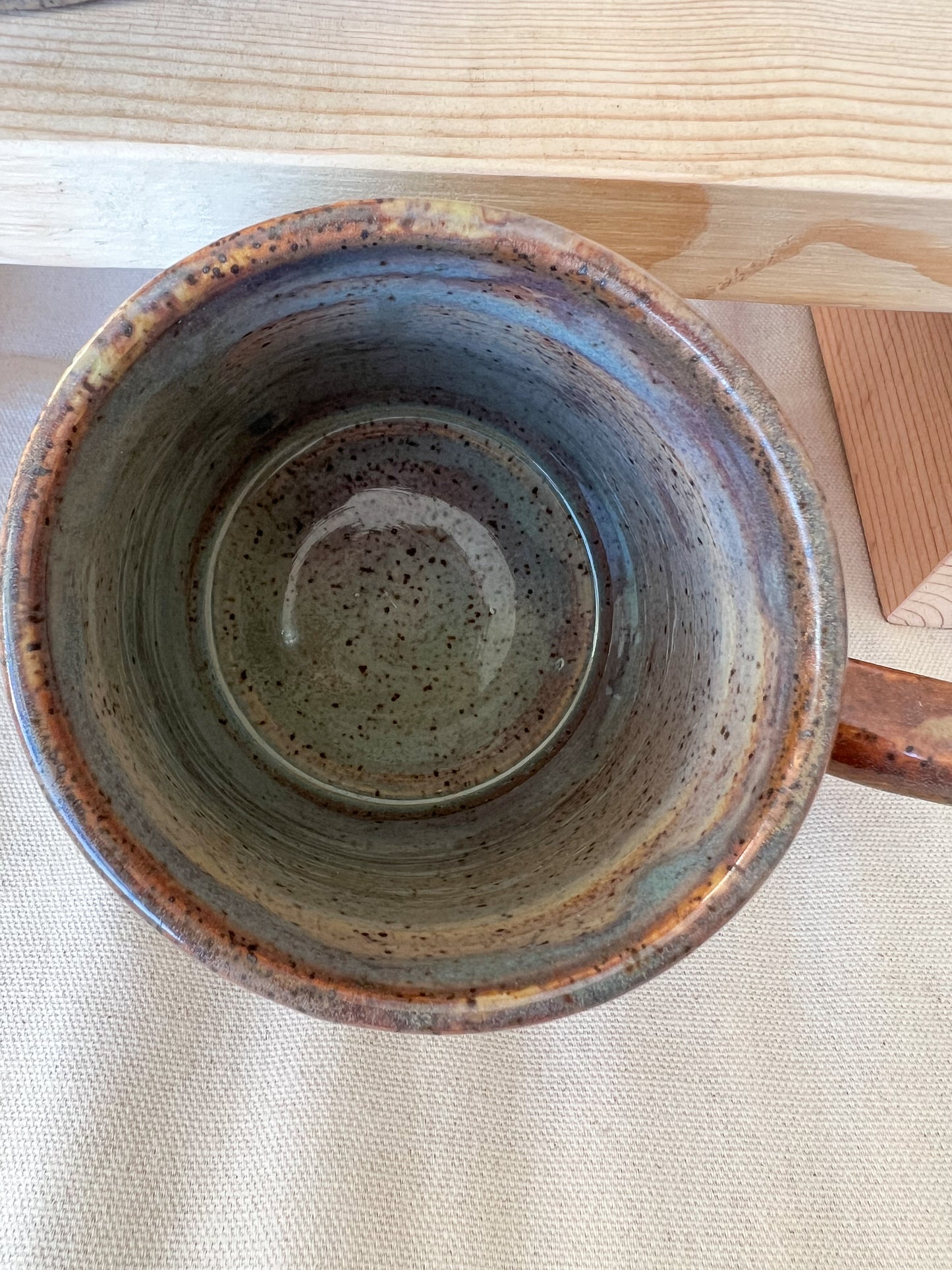 Brown and Blue Mug #1