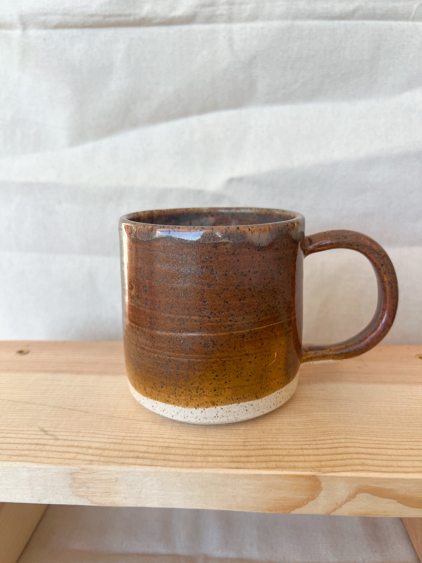 Brown and Blue Mug #1