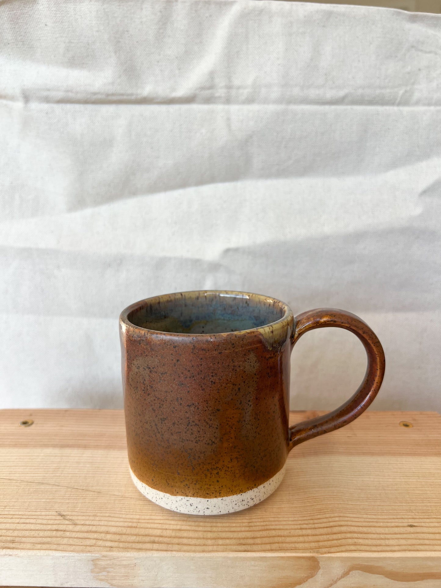Brown and Blue Mug #2