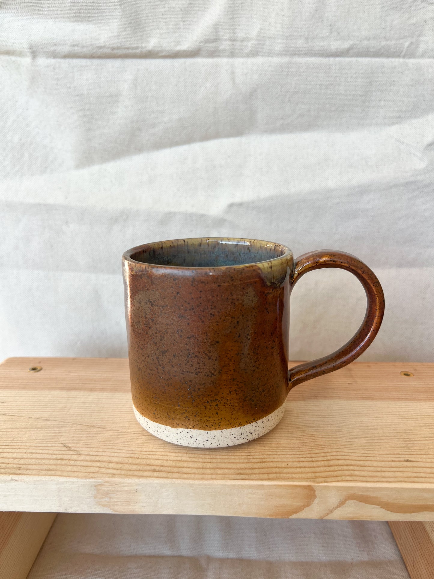 Brown and Blue Mug #2