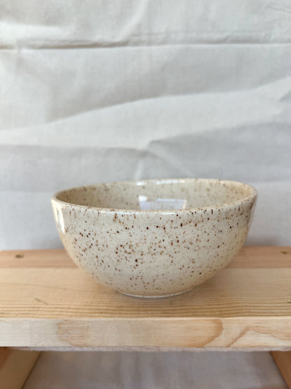 Speckled White Bowl