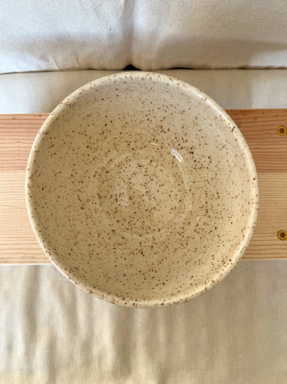Speckled White Bowl