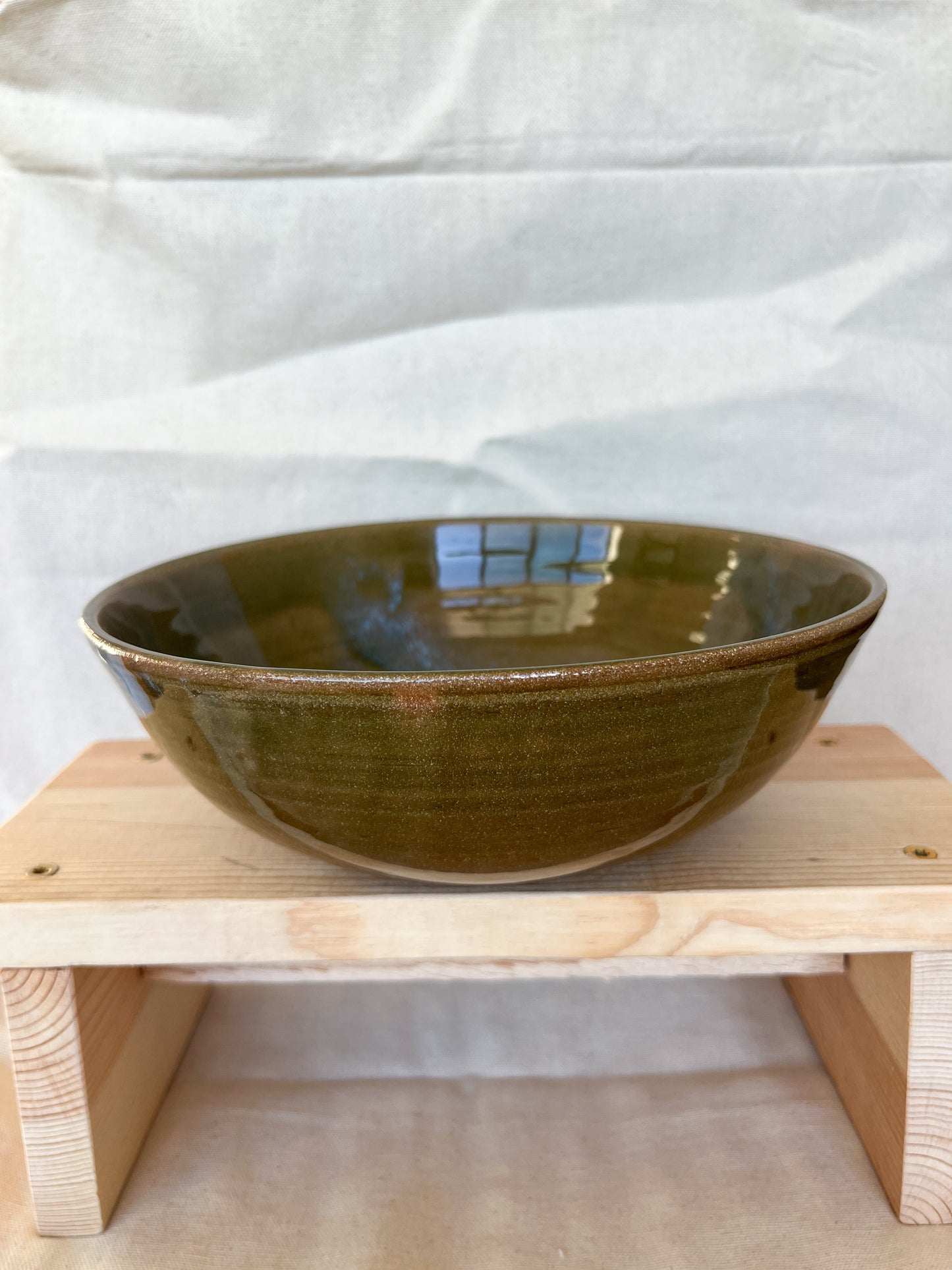 Olive Sky Serving Bowl - Medium