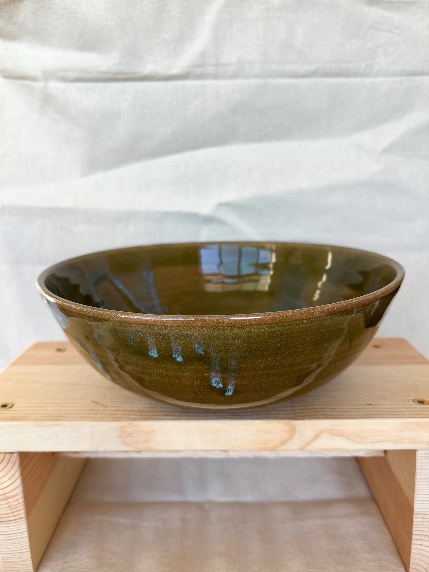 Olive Sky Serving Bowl - Medium