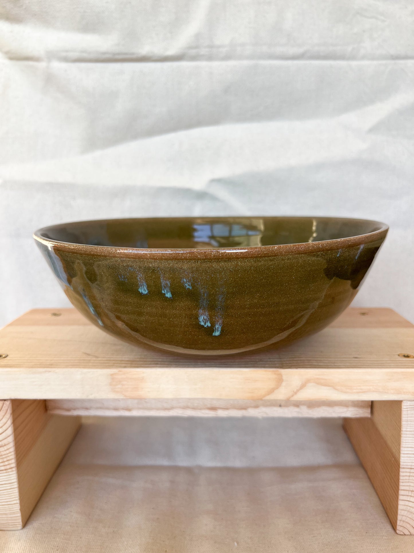 Olive Sky Serving Bowl - Medium