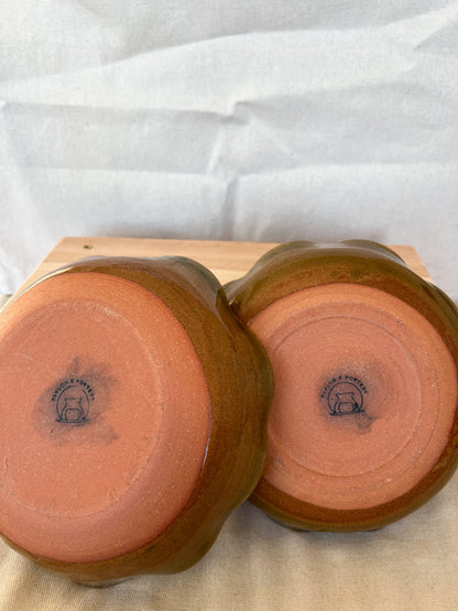 Olive Sky Wavy Plate