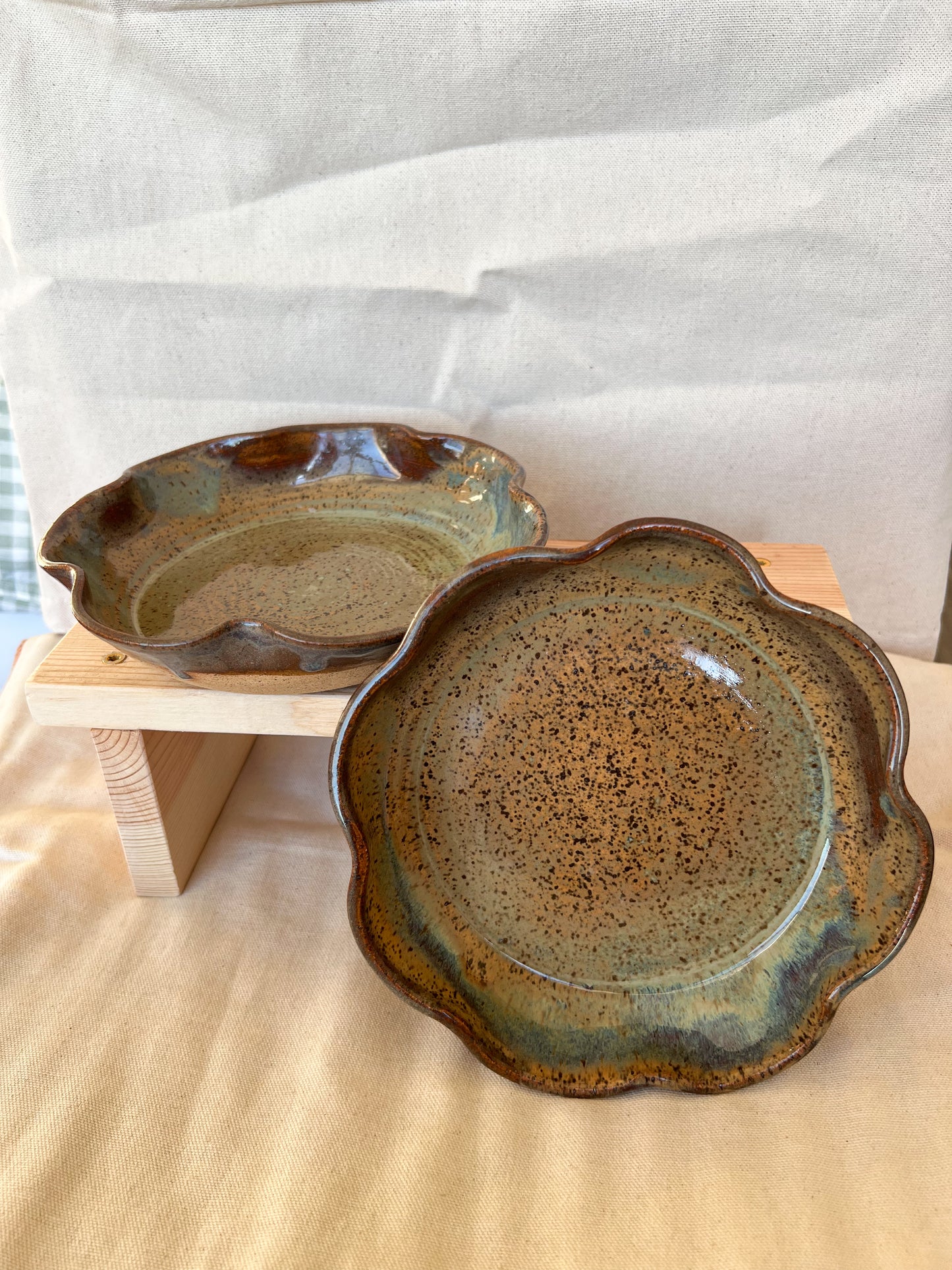 Sandy Beach Wavy Plate