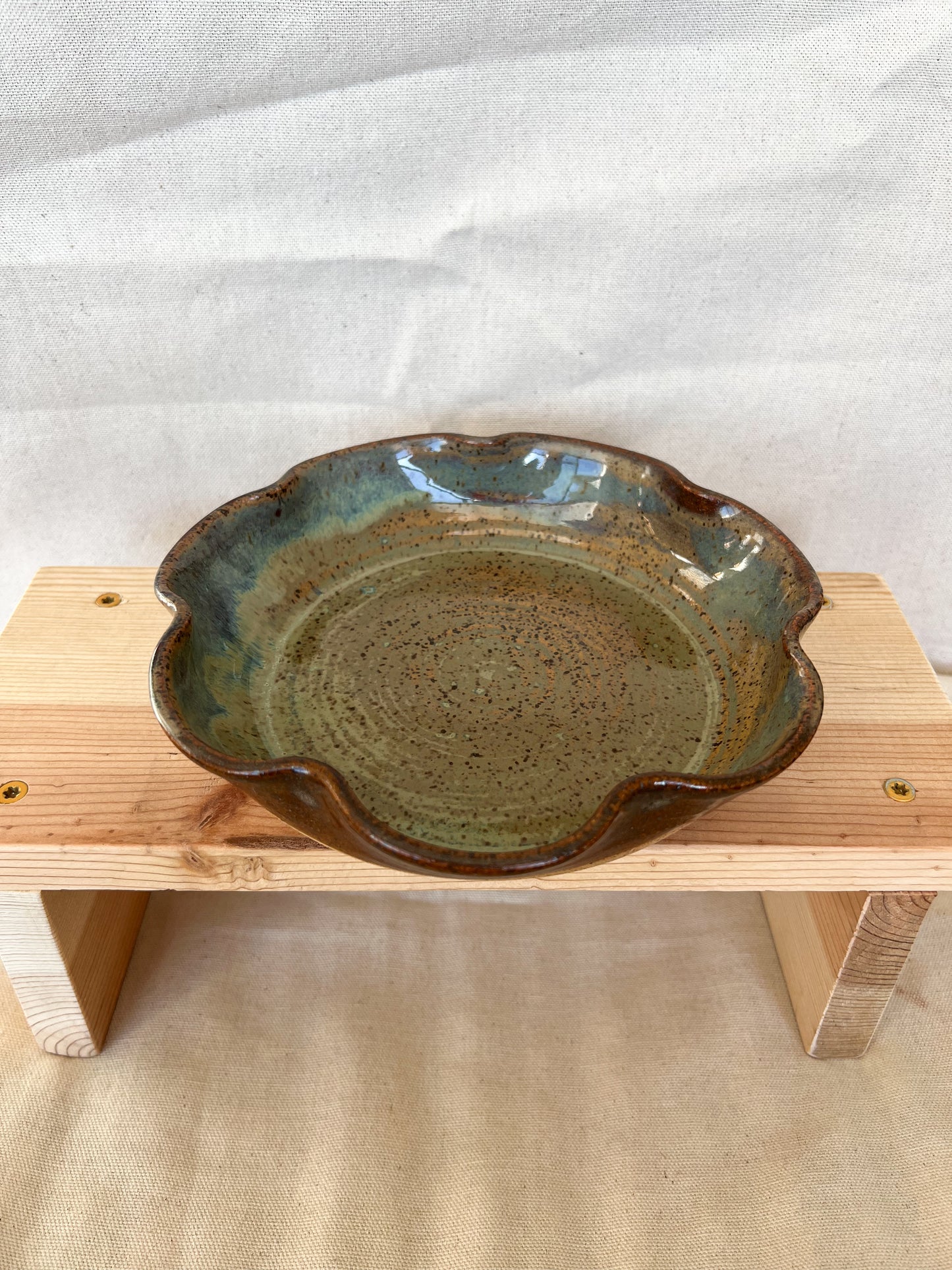 Sandy Beach Wavy Plate