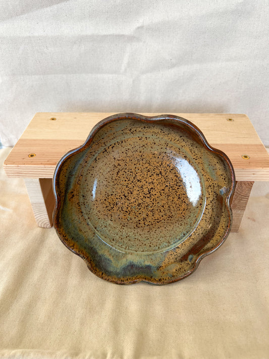 Sandy Beach Wavy Plate